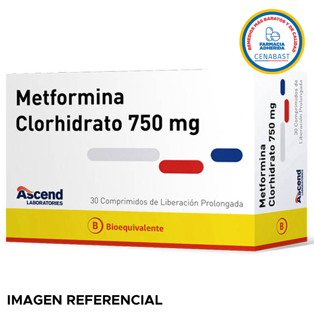 Metformina Comprimidos de Liberación Prolongada 750mg Producto Cenabast