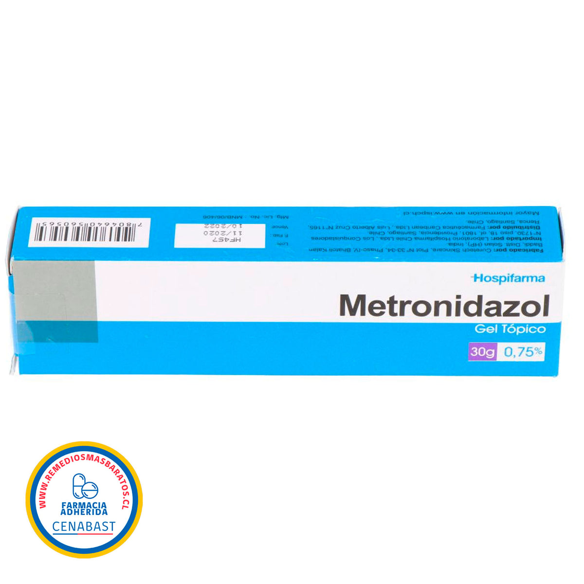 Metronidazol Gel Tópico 0,75% Producto Cenabast