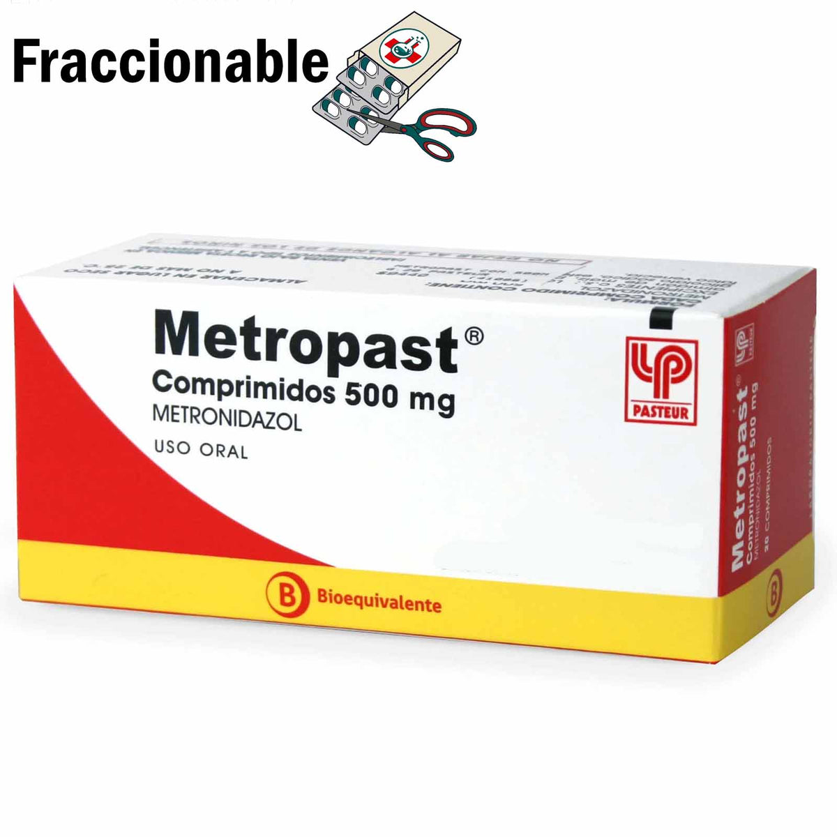 Metropast 500mg x 1 Comprimido