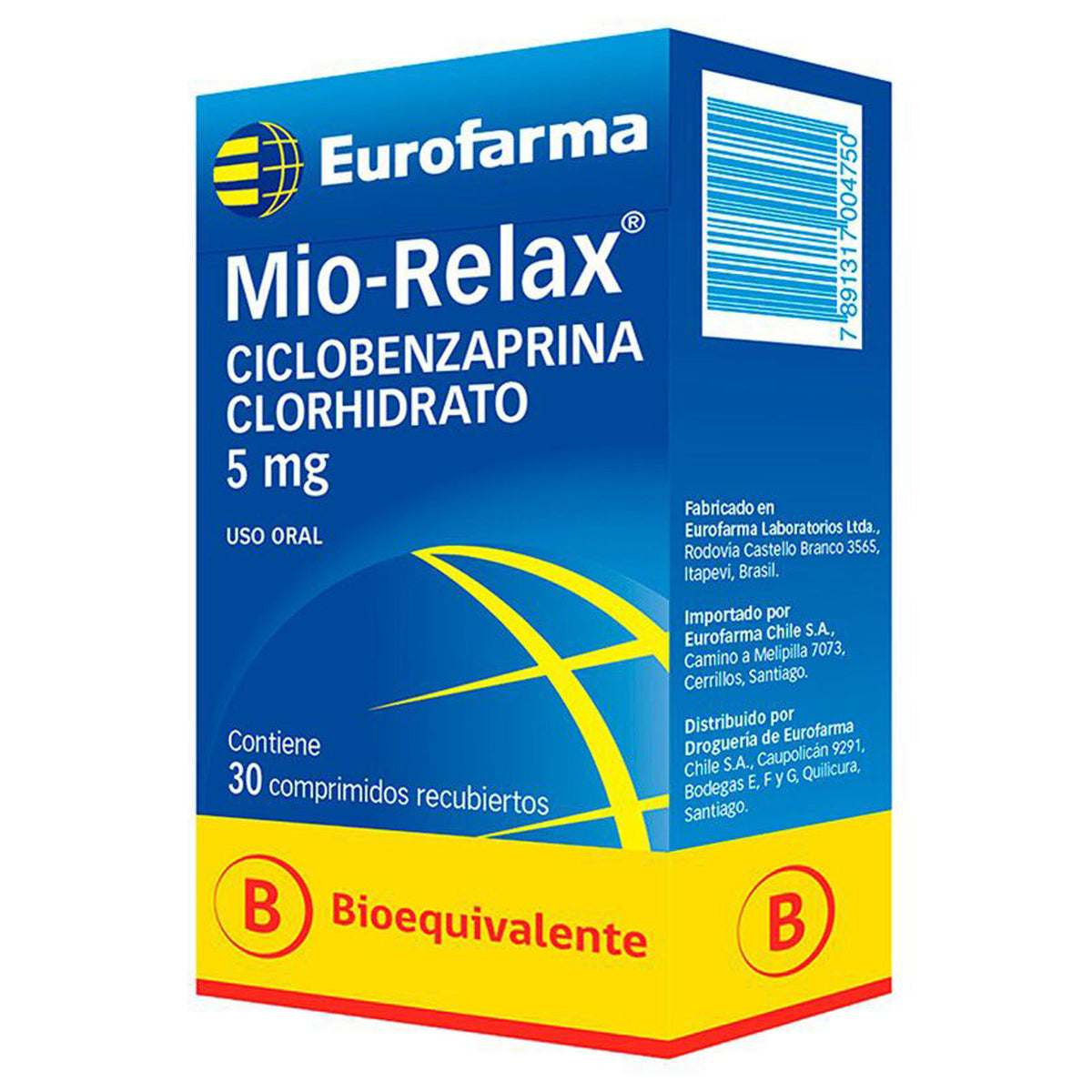 Mio-Relax Comprimidos Recubiertos 5mg