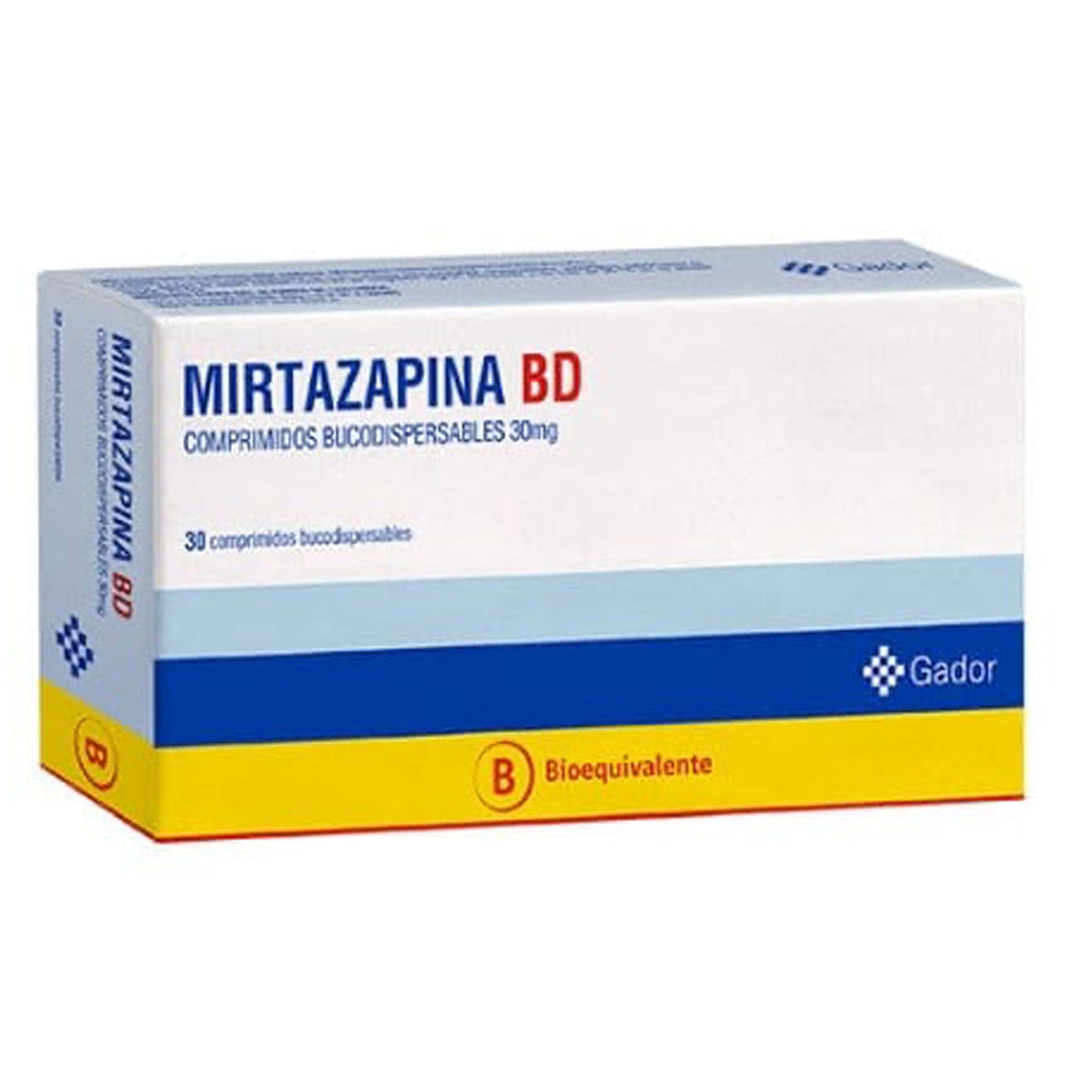 Mirtazapina BD Comprimidos Bucodispersables 30mg