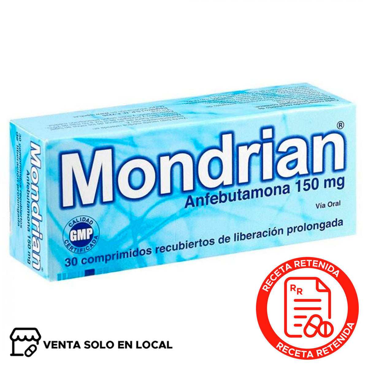 Mondrian Comprimidos Recubiertos de Liberación Prolongada 150mg