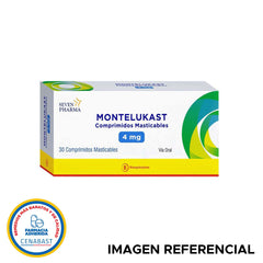 Montelukast Comprimidos Masticables 4mg Producto Cenabast