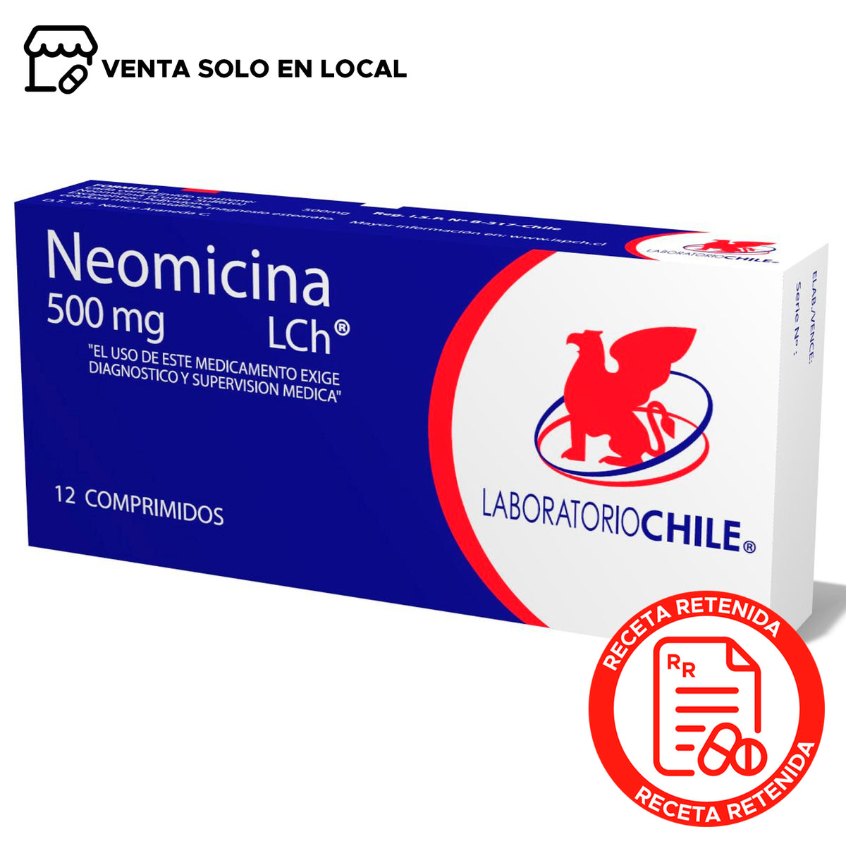 Neomicina Comprimidos 500mg