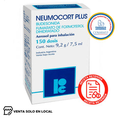 Neumocort Plus Aerosol para Inhalación 160/4,5 Cenabast