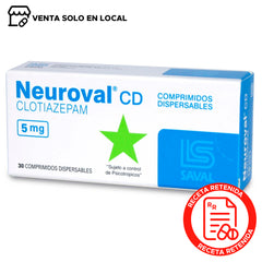 Neuroval CD Comprimidos Dispersables 5mg