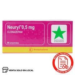 Neuryl Comprimidos 0,5mg (disponible solo para venta presencial)