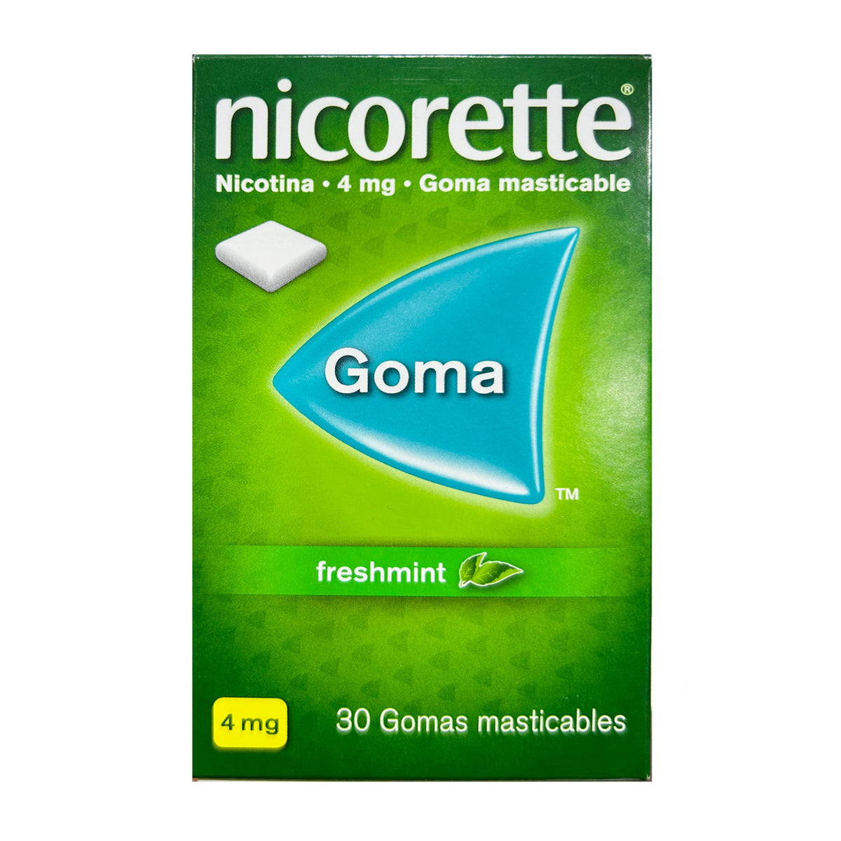 Nicorette Gomas Masticables 4mg