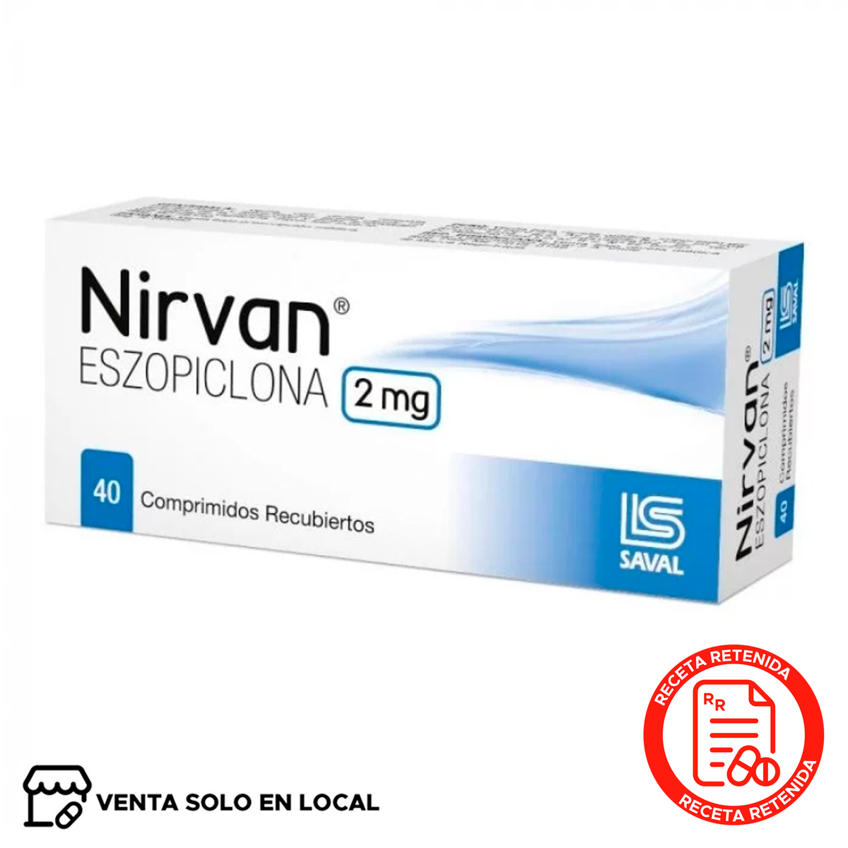 Nirvan Comprimidos Recubiertos 2mg (disponible solo para venta presencial)