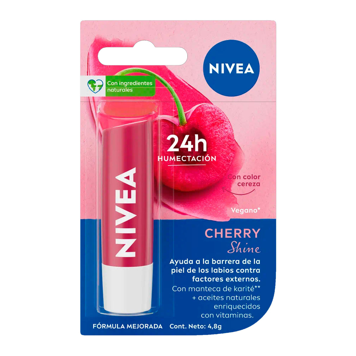 Nivea Labial Lip Care Cherry Shine