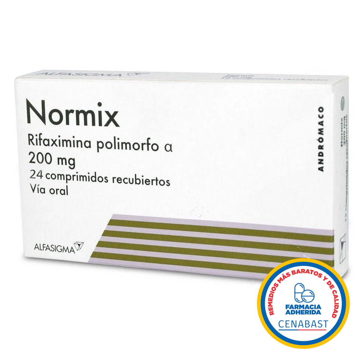 Normix Comprimidos Recubiertos 200mg Producto Cenabast