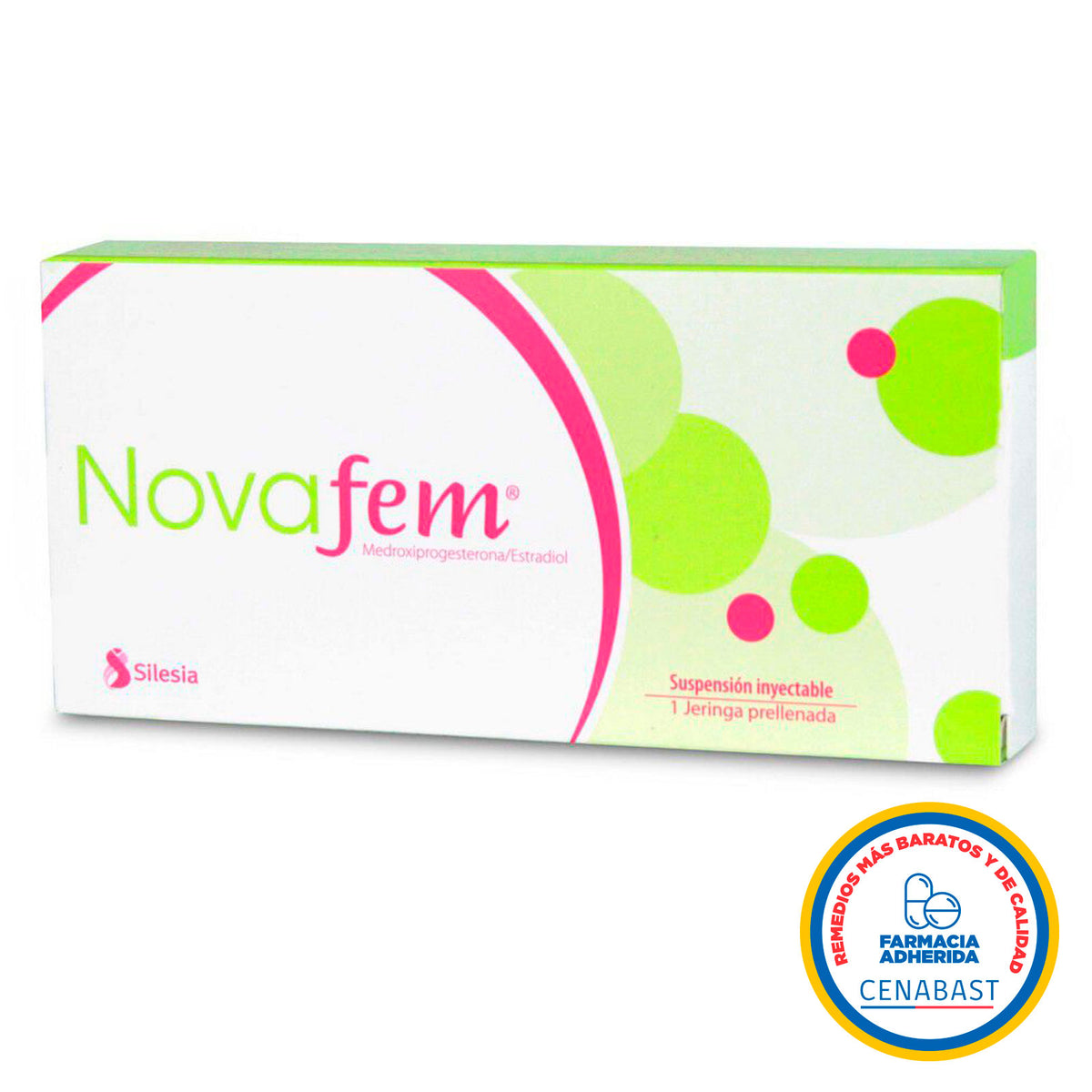 Novafem Jeringa Suspensión Inyectable Producto Cenabast