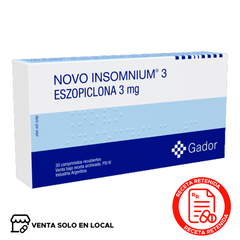 Novo Insomnium Comprimidos Recubiertos 3mg (disponible solo para venta presencial)