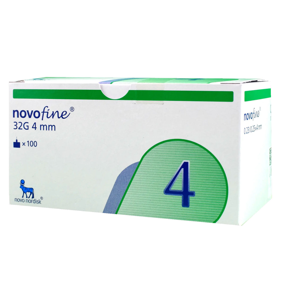 Novofine Aguja 32g 4mm - 100 unidades