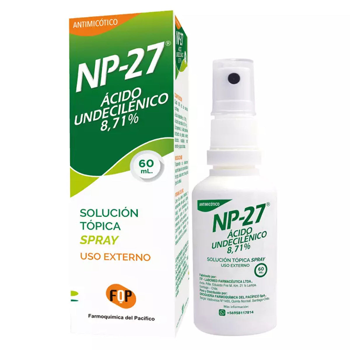 NP-27 Solución Tópica Spray