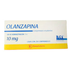 Olanzapina Comprimidos Recubiertos 10mg