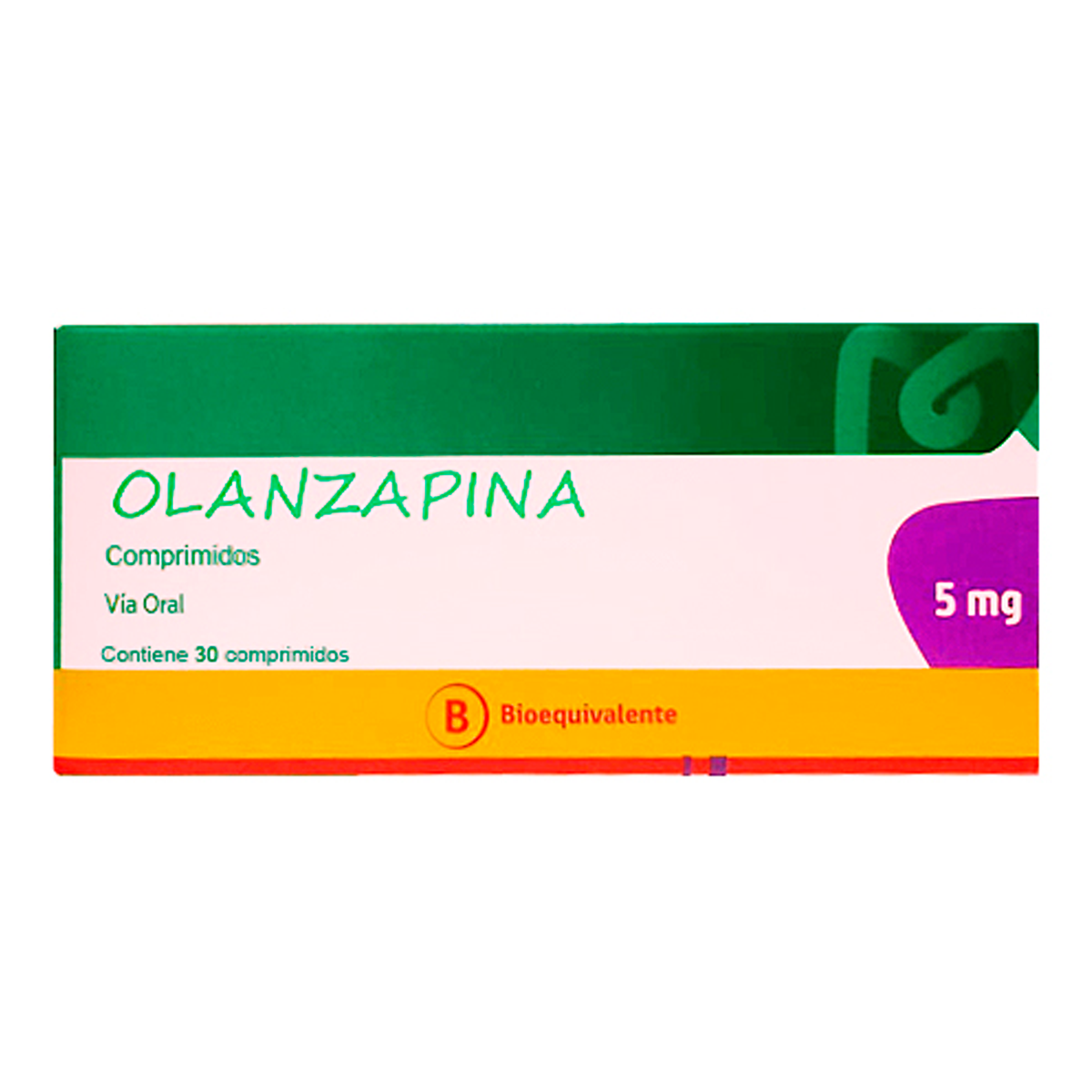 Olanzapina Comprimidos Recubiertos 5mg