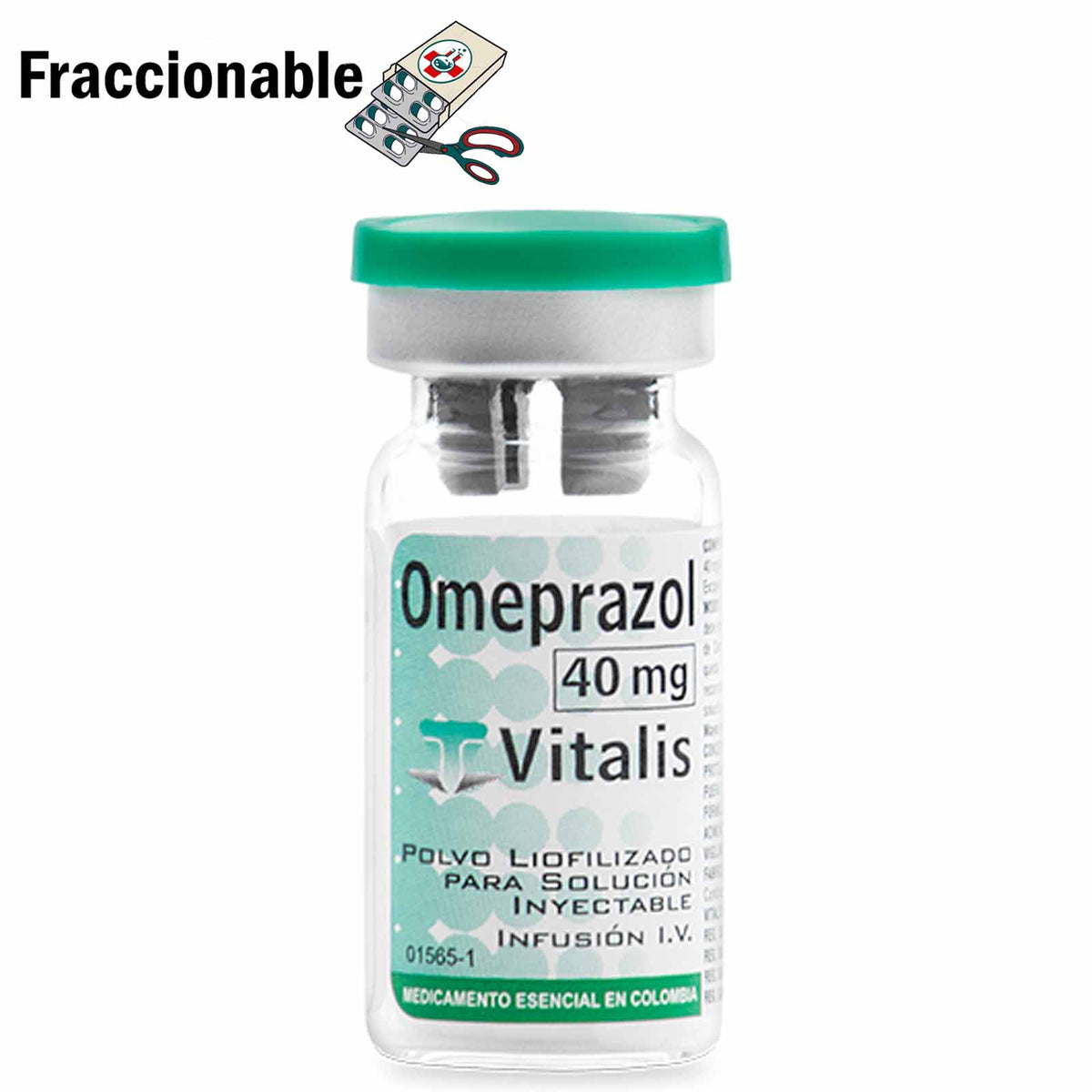 Omeprazol Inyectable 40mg x 1 Ampolla
