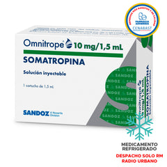 Omnitrope Solución Inyectable 10mg/1,5ml Producto Cenabast