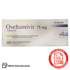 Oseltamivir Cápsulas 75mg