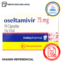 Oseltamivir Cápsulas 75mg Producto Cenabast (disponible solo para venta presencial)