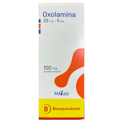 Oxolamina Jarabe infantil 28mg/5ml.
