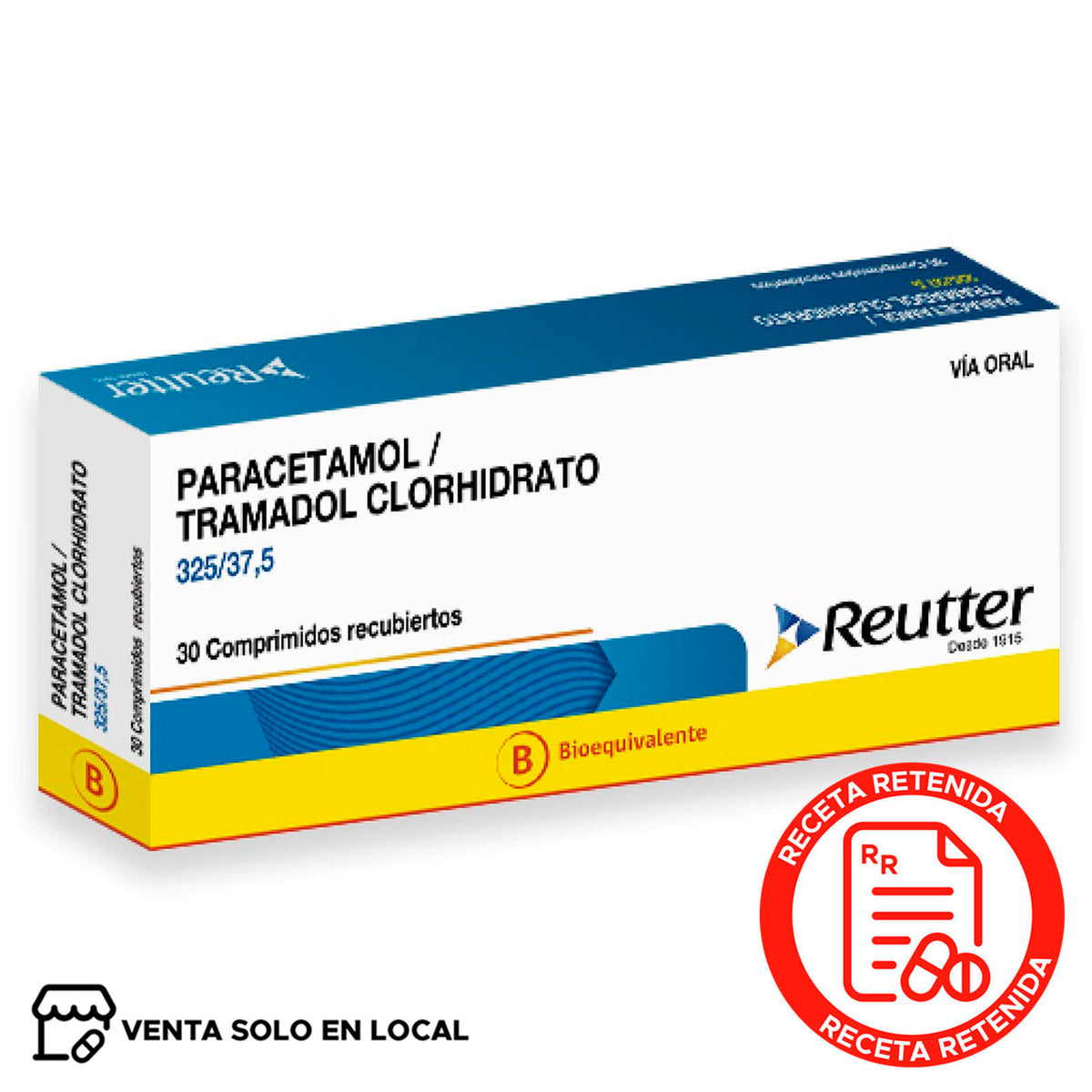 Paracetamol/Tramadol Clorhidrato Comprimidos Recubiertos 325/37,5