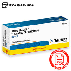 Paracetamol/Tramadol Clorhidrato Comprimidos Recubiertos 325/37,5