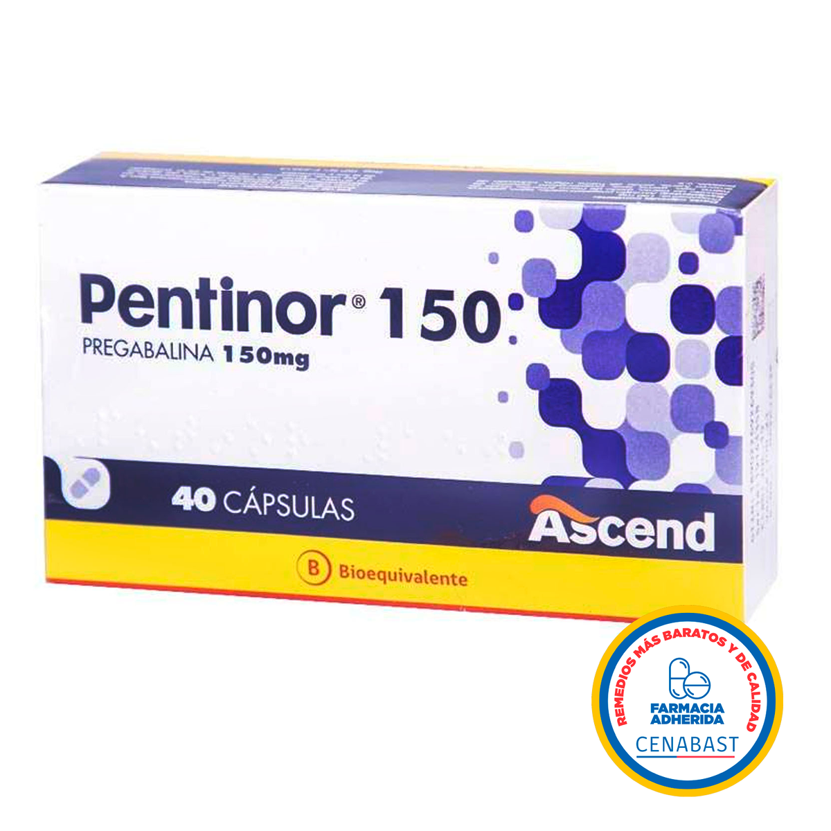 Pentinor Cápsulas 150mg Producto Cenabast