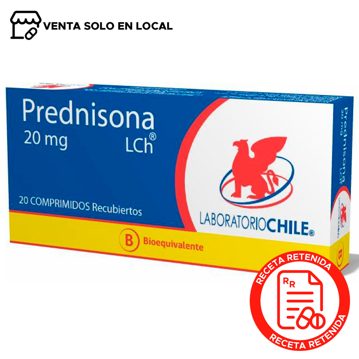 Prednisona Comprimidos Recubiertos 20mg