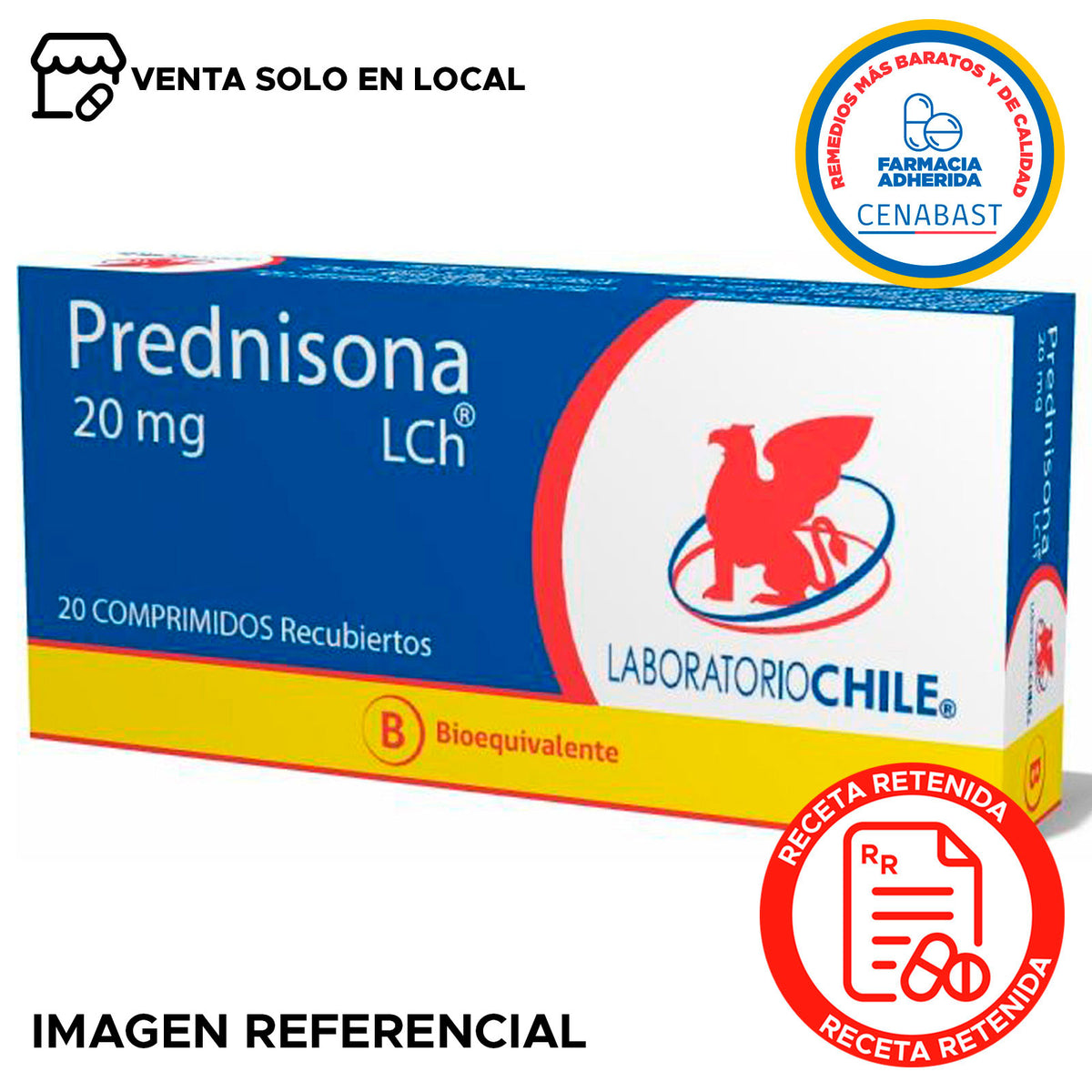 Prednisona Comprimidos Recubiertos 20mg Producto Cenabast