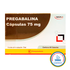 Pregabalina Cápsulas 75mg Producto Cenabast