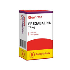 Pregabalina 75mg 30 Cápsulas