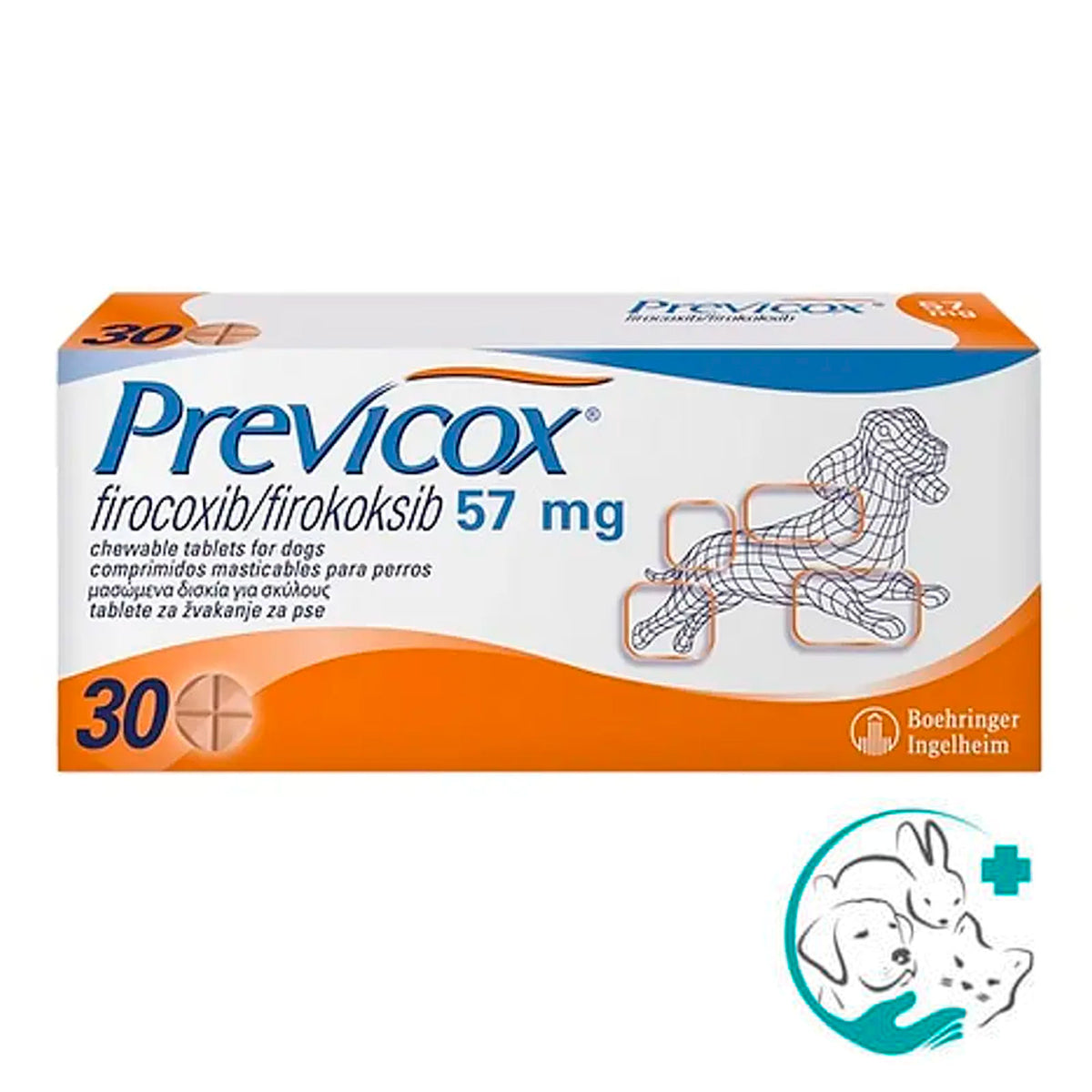 Previcox 57mg Comprimidos Masticables