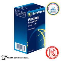 Procion Suspensión Oral 20mg/5ml Producto Cenabast (disponible solo para venta presencial)