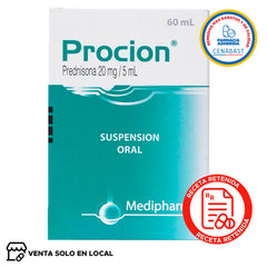 Procion Suspensión Oral 20mg/5ml Producto Cenabast