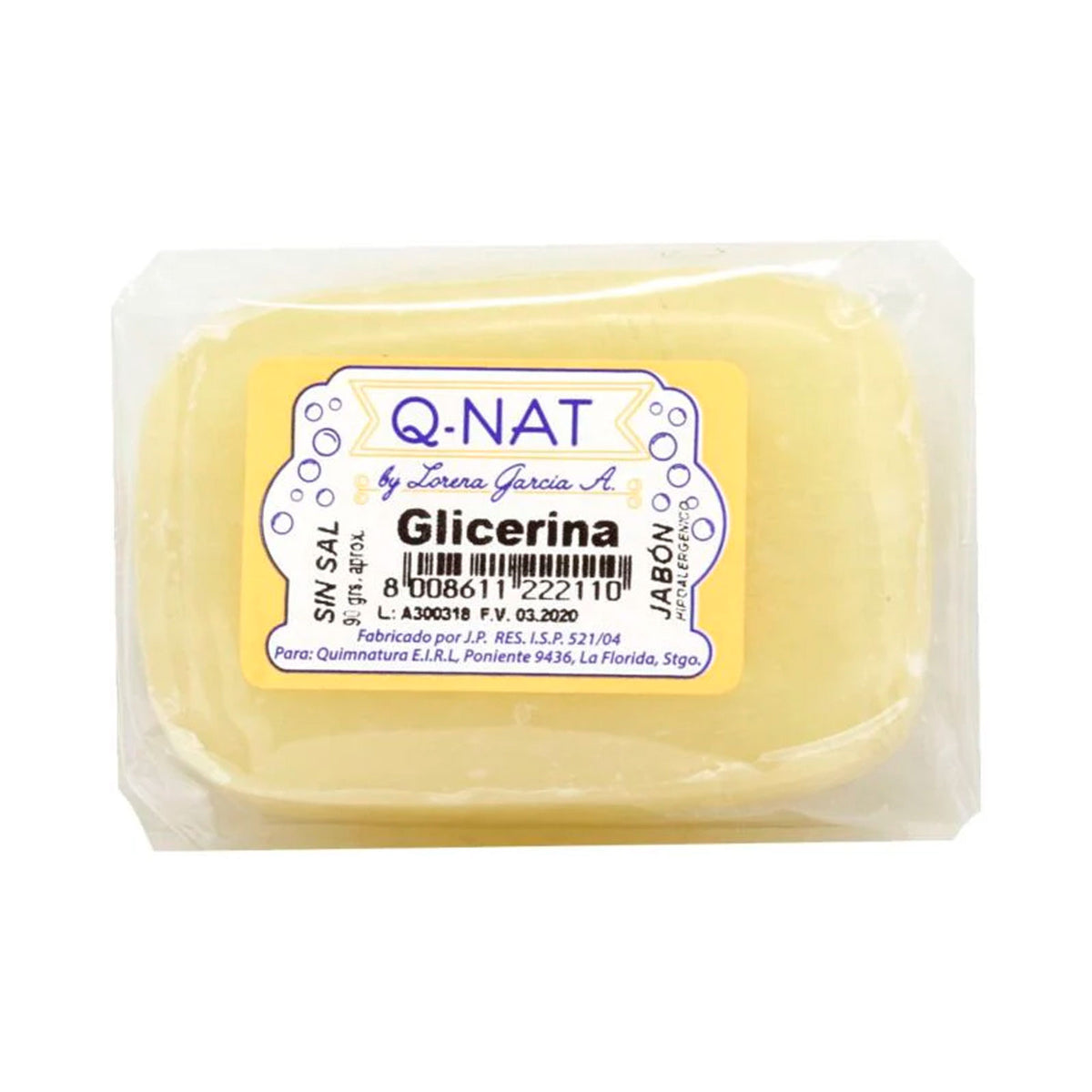 Jabón Barra Glicerina
