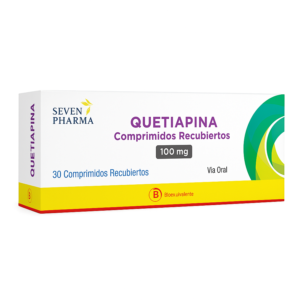 Quetiapina Comprimidos Recubiertos 100mg