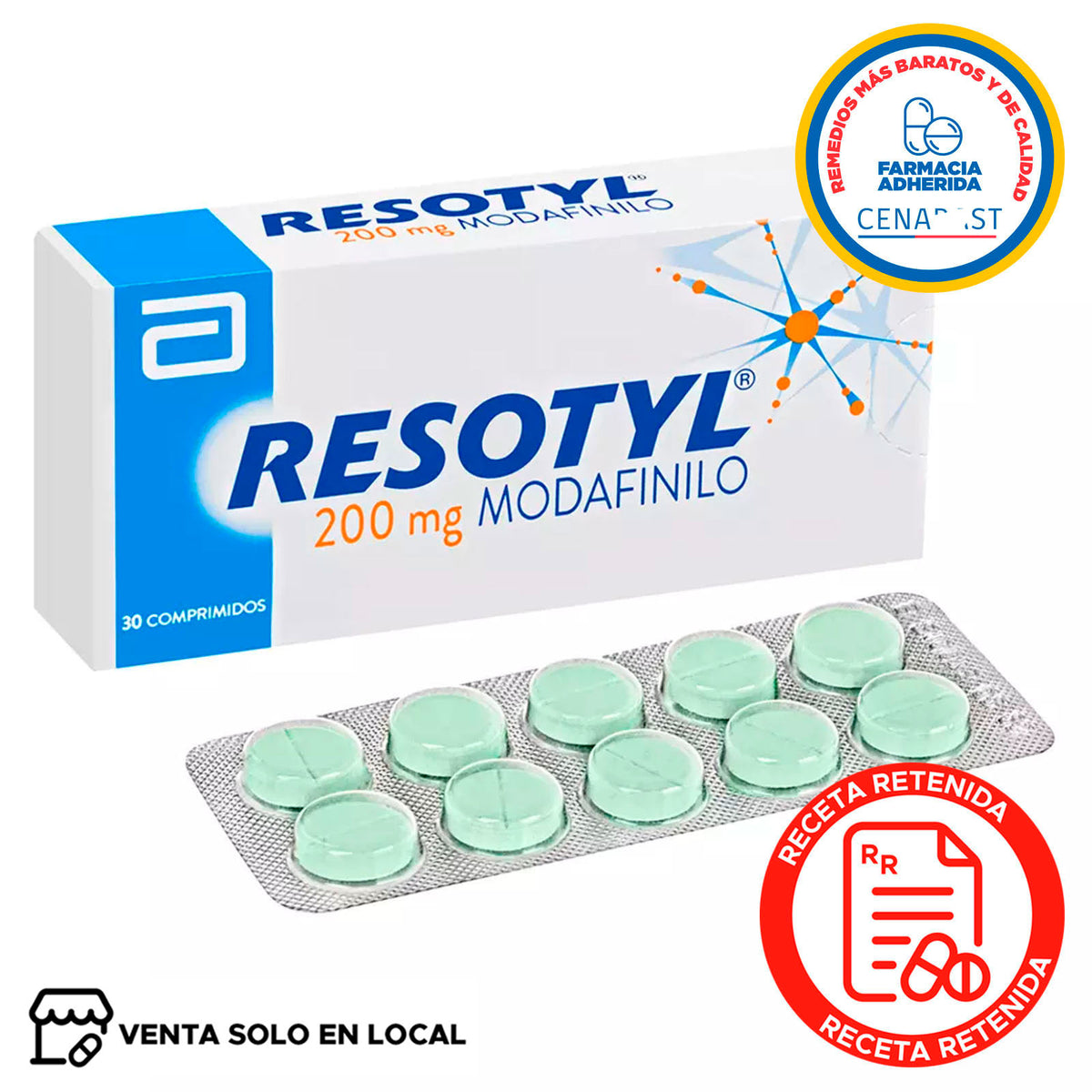 Resotyl Comprimidos 200mg Producto Cenabast