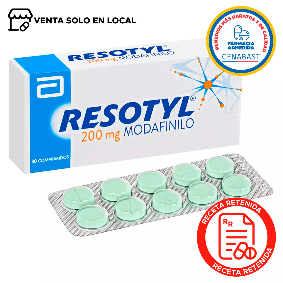 Resotyl Comprimidos 200mg Producto Cenabast