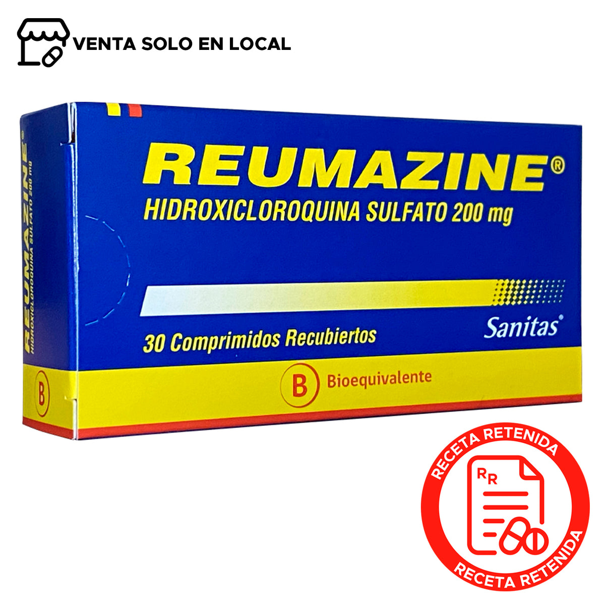 Reumazine Comprimidos Recubiertos 200mg