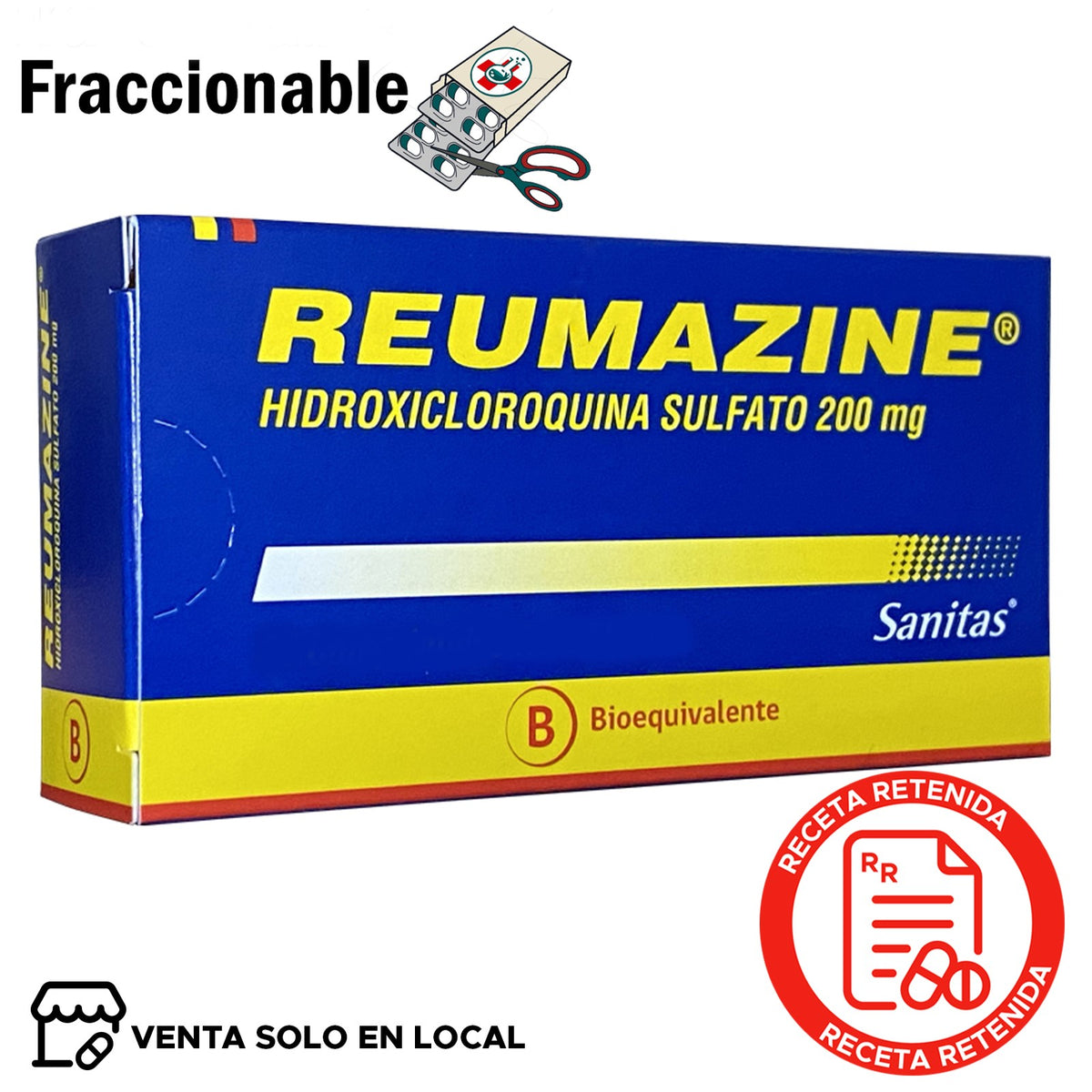 Reumazine 200mg x 15 Comprimidos Recubiertos