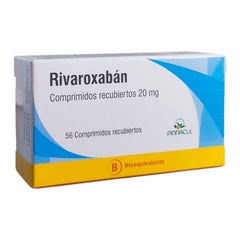 Rivaroxabán Comprimidos Recubiertos 20mg