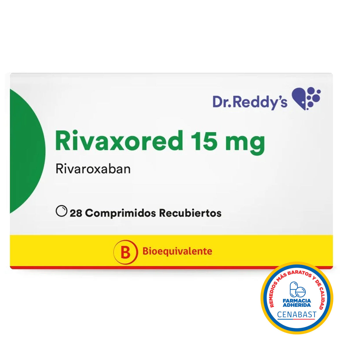 Rivaxored Comprimidos Recubiertos 15mg Producto Cenabast