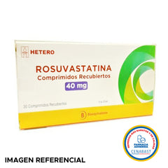 Rosuvastatina Comprimidos Recubiertos 40mg Producto Cenabast