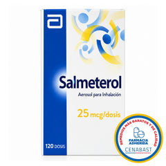 Salmeterol Aerosol para Inhalación 25mcg Producto Cenabast