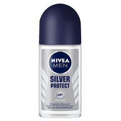 Nivea Desodorante Hombre Roll On Silver Protect