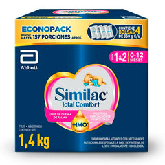 Similac Total Confort 1&2 Fórmula Láctea - 1,4kg