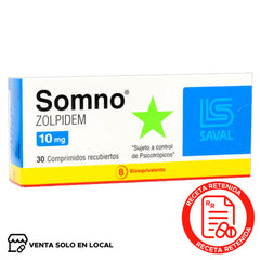 Somno Comprimidos Recubiertos 10mg