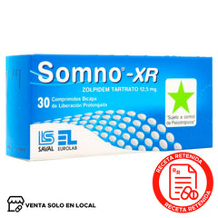 Somno-XR Comprimidos Recubiertos de Liberación Prolongada